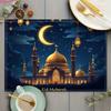 Premium Ramadan Mubarak Exquisite Cartoon Placemat Suitable for Kitchen Indoor and Outdoor Dining Decoration