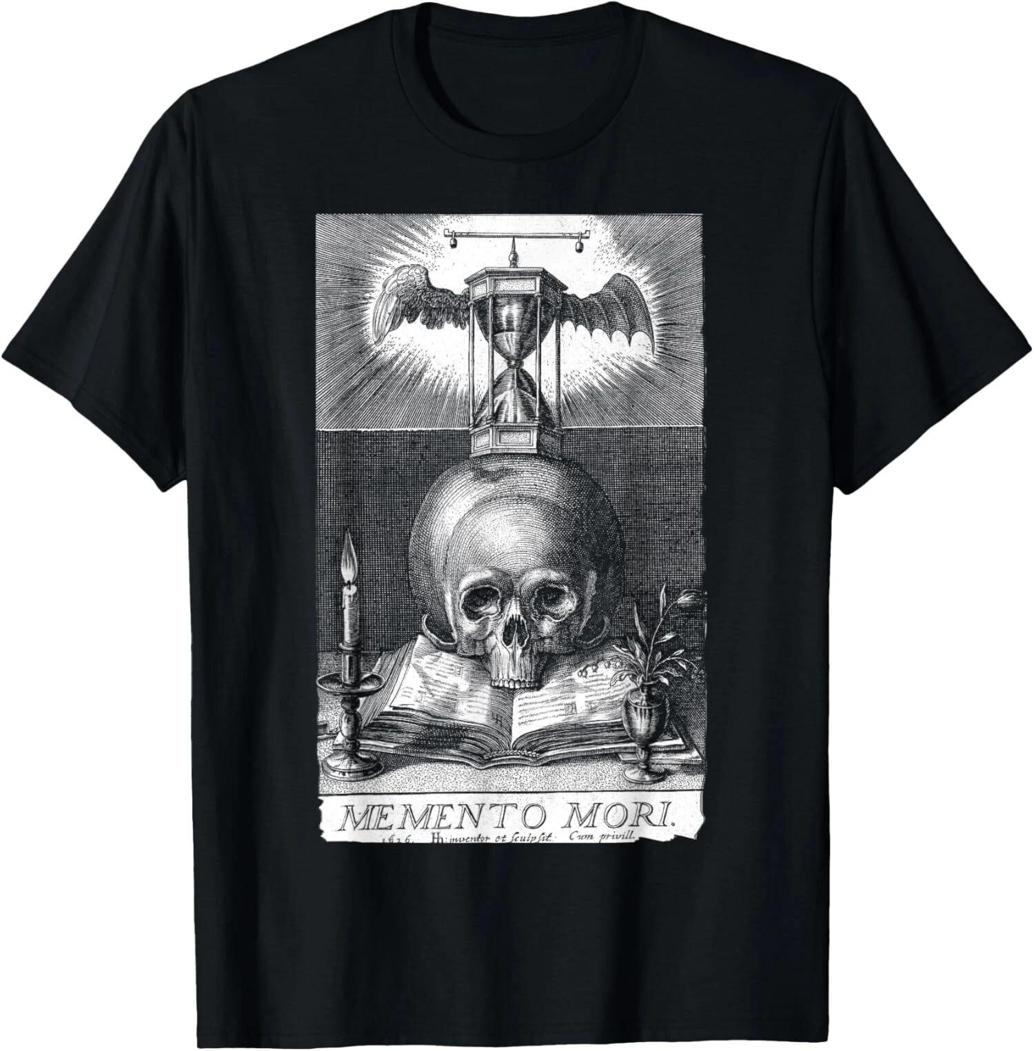 Memento Mori Stoicism Philosophy Philosopher T-Shirt Made In USA XXXL