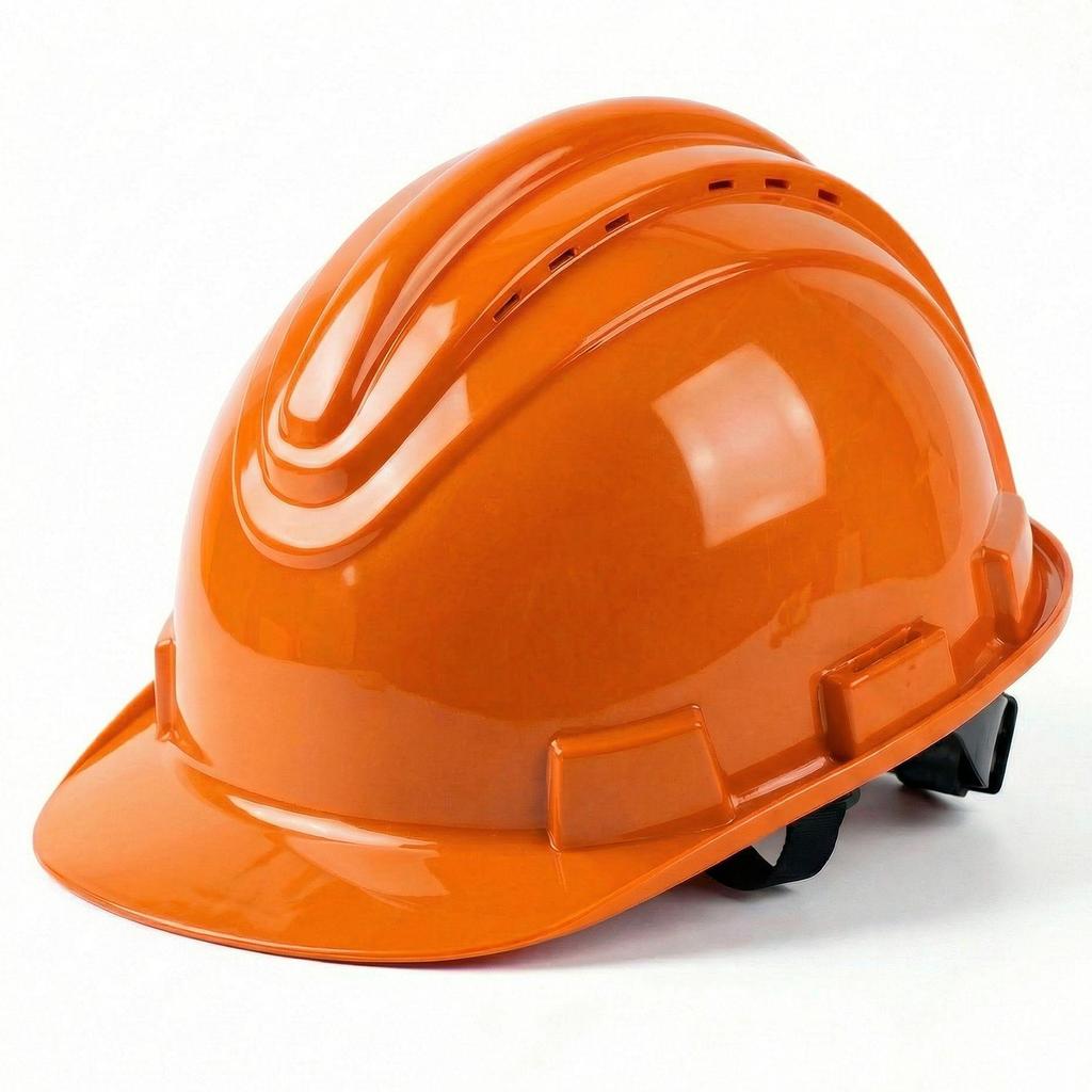 ABS Safety Helmet - National Standard Thickened, Breathable, Anti-Smash Protection for Construction Sites.