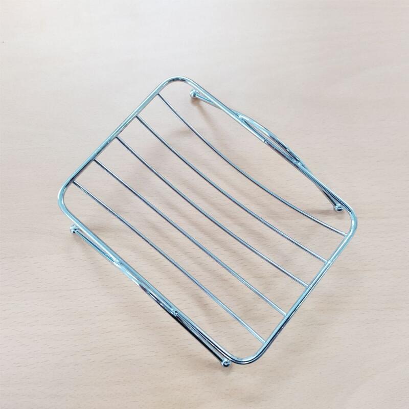 

Square stainless steel soap dish