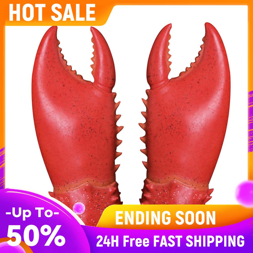 

2pcs Cosplay Funny Party Latex Gloves Cute Lobster Shape Halloween Props China Mainland