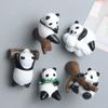 Panda Lying On The Tree Branch Creative Magnetic Buckle Refrigerator Magnet Suction Magnetic Sticker Home Decoration Po Wall