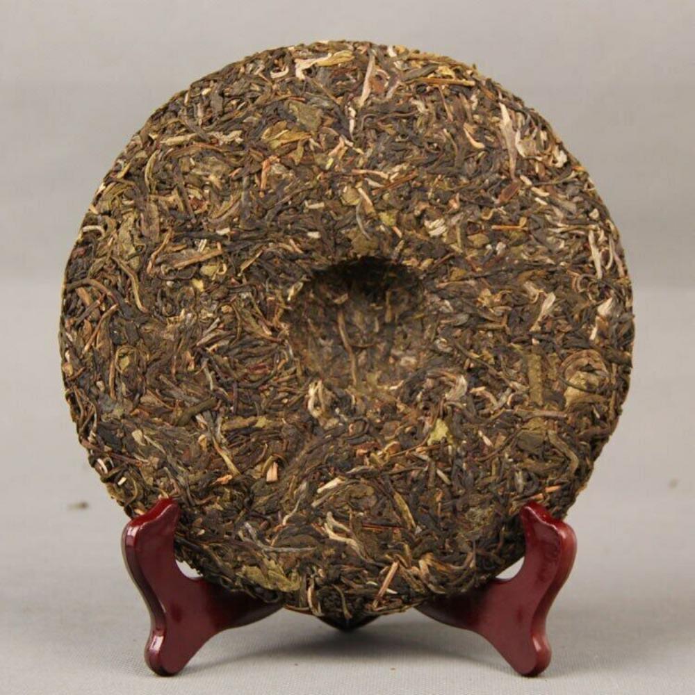 2017 early spring raw Pu'er Nannuoshan Qizi tea cake 357g Shen Pu'er tea -