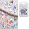 Symphony 3D Nail Jewelry Butterfly Nail Decorations Manicure Accessories Aurora Nail Rhinestones