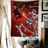 Elfen Lied Anime Wall Tapestry Aesthetic Wall Hanging Printed Fabric Blanket Decorative Tapestries for Bedroom Living Room Home Decor