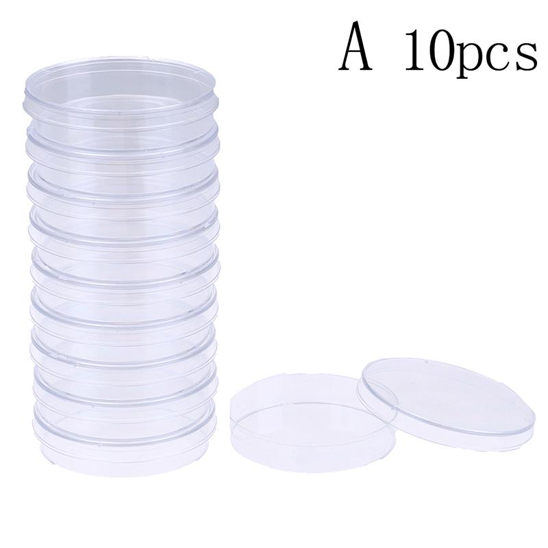 

10 шт. 60/100 мм полистироловые стерильные чашки для бактерий Петри лабораторные медицинские принадлежности 60MM