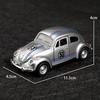 1:38 Vintage Die-Cast Racing Car Toy High-Quality Metal Alloy Manual Pull-Back Suitable for Ages 3+ Collectible Classical Car