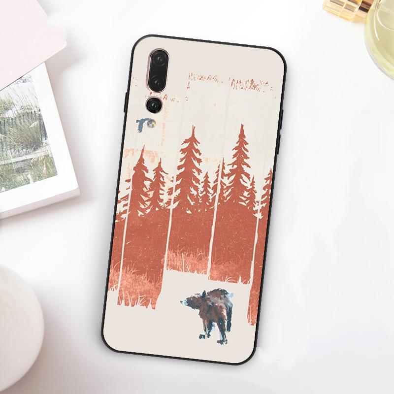 Wild MountainsMoon Lake For Huawei Nova Y73 Y72 Y90 Y70 Y60 Y91 Y61 12s 12i 11i 8i 9 10 SE P60 P30 Pro P40 Lite Case