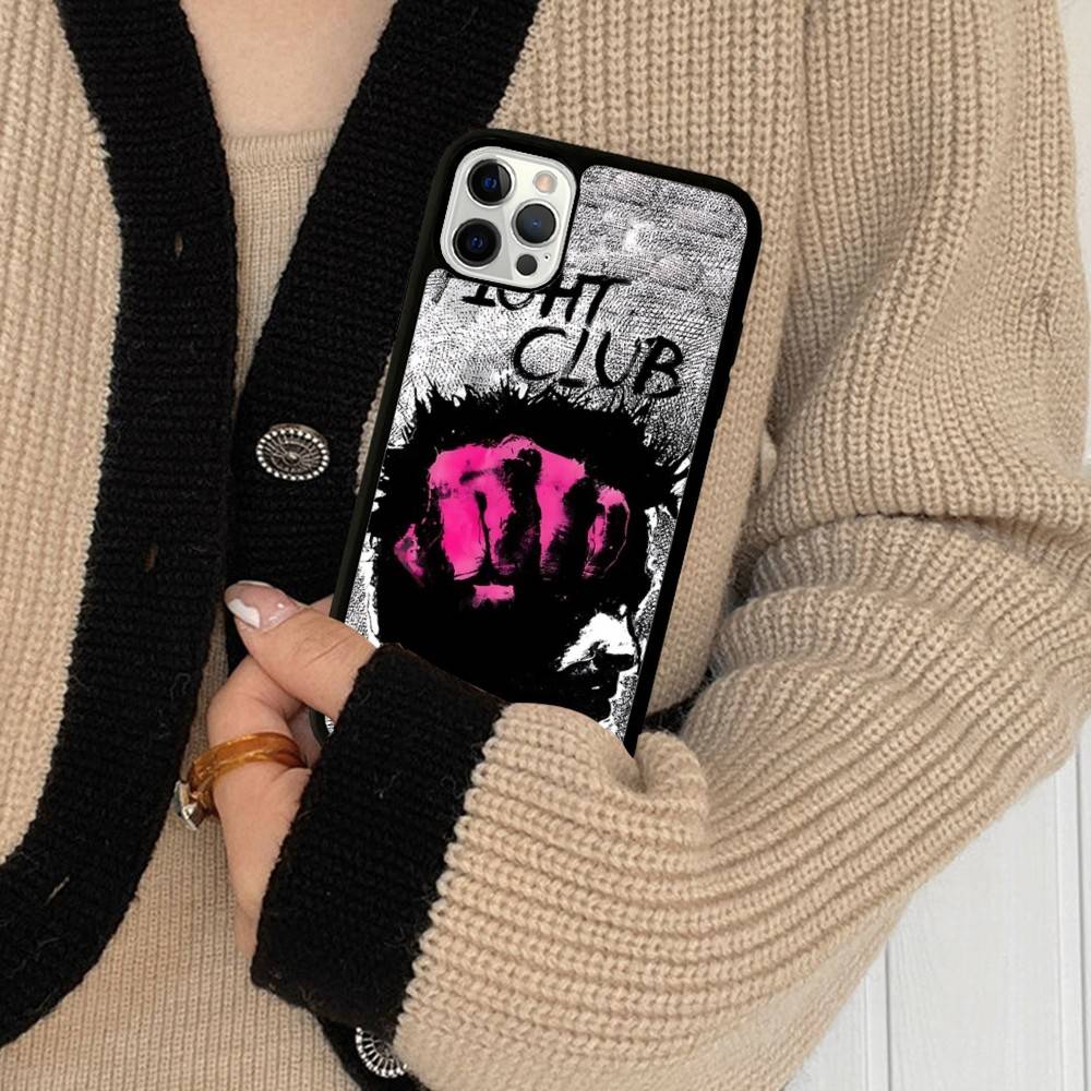 M-Movie F-Fight Club Phone Case For Iphone 16 15 14 13 12 11 Pro Max Plus Shockproof TPU+PC Hard Case