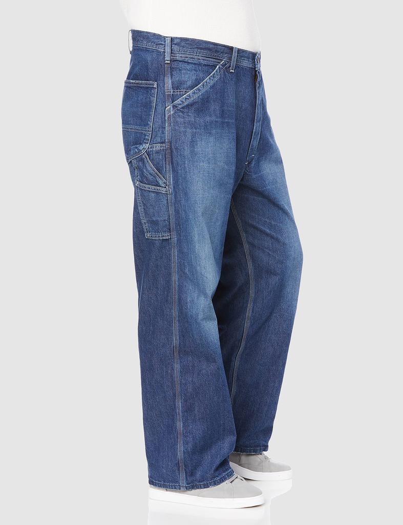 Painter Pants Denim Pants Wide Straight Large Size LM7288 Blue 2 5L [Lee] Men's (Large Size)