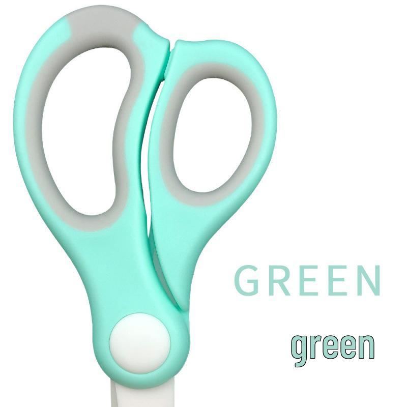 Portable Ceramic Baby Food Scissors with Sheath - Kitchen Tool for Safe Food Prep