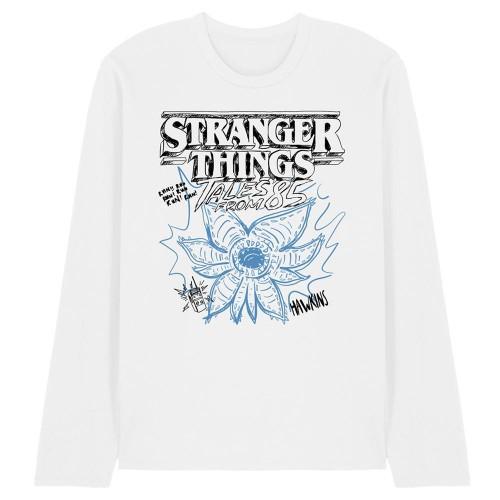 Stranger Things: Tales from ´85 Unisex Adult Demogorgon Sketch Long-Sleeved T-Shirt