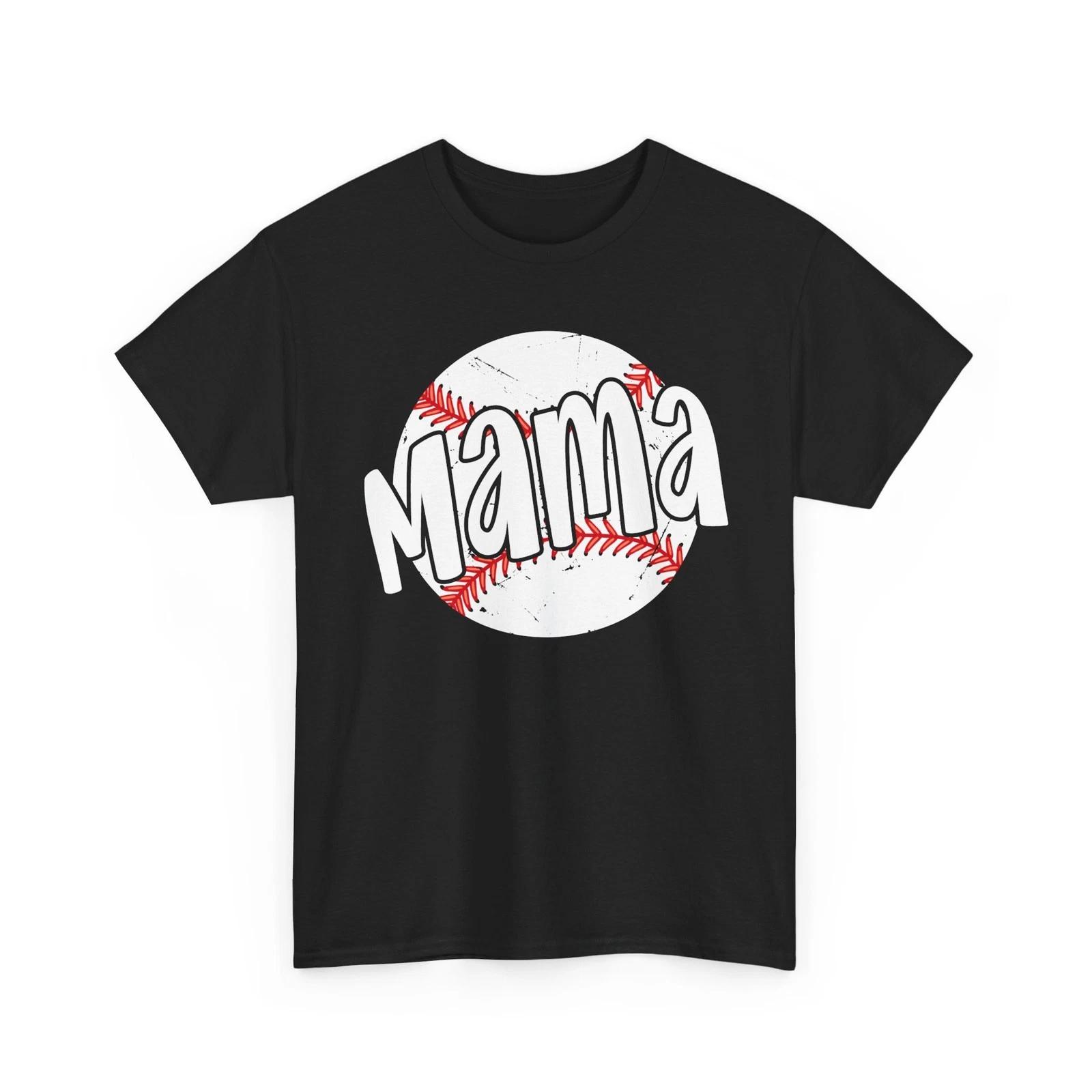 Baseball Mama Shirt, Baseball Lovers Sports Fans Mother s Day Women Mom Shirt M