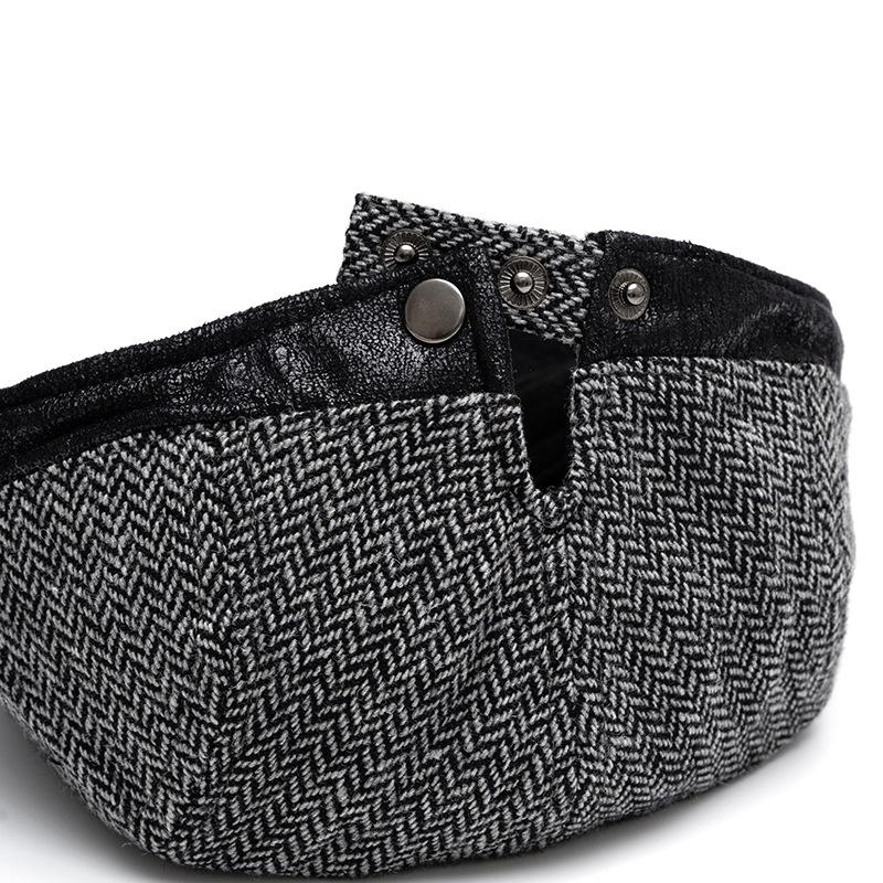 British Style Newsboy Cap Men's Beret Autumn Winter Warm Forward Cap