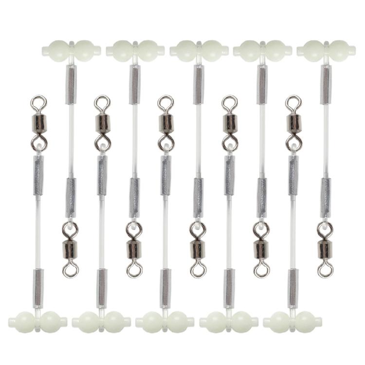 10pcs Portable Gourd Balance Bracket Gourd Swivels Connector Saltwater Fishing Accessories Glow Gourd Balance Bracket