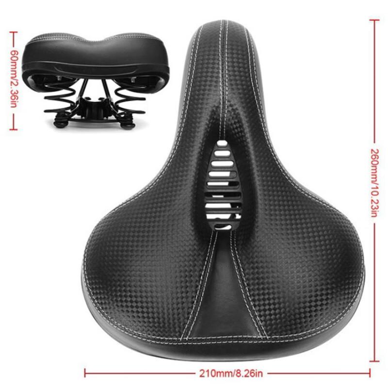 Komfortabler, breiter, hohler Fahrradsattel