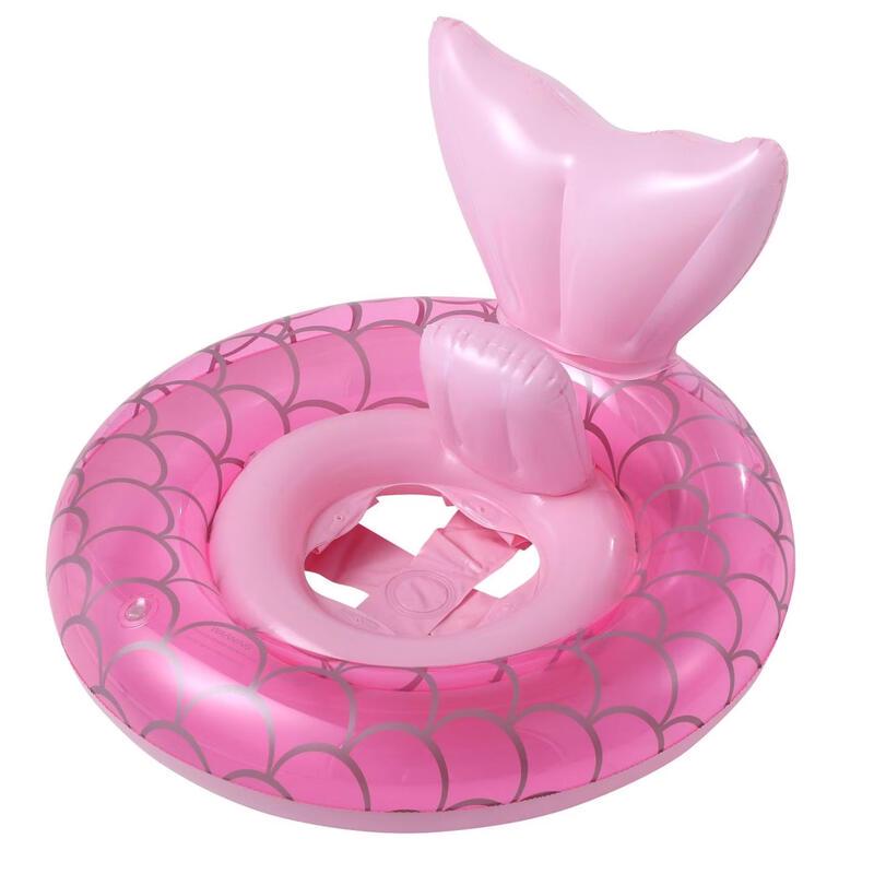 Pink Mermaid Baby Swim Seat Ring