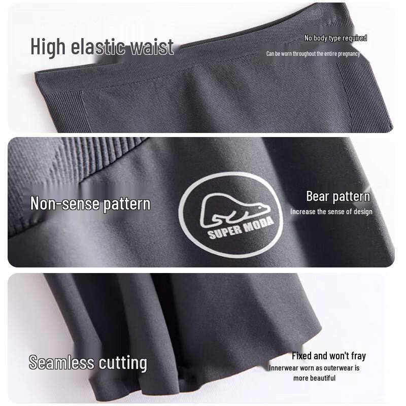 Xueqiman Maternity Tummy Support Shark Leggings