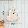 Cute Cartoon Dog Bear Coral Fleece Hand Towel Soft Skin Friendly Absorbent Kitchen Bathroom Dual Use Small Towel