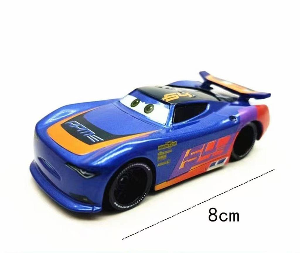 Cars Lightning McQueen Alloy Metal Mater Model Car 1:55 Diecast Jackson Storm Vehicle Collectible Ornament Model Toy Car Gift