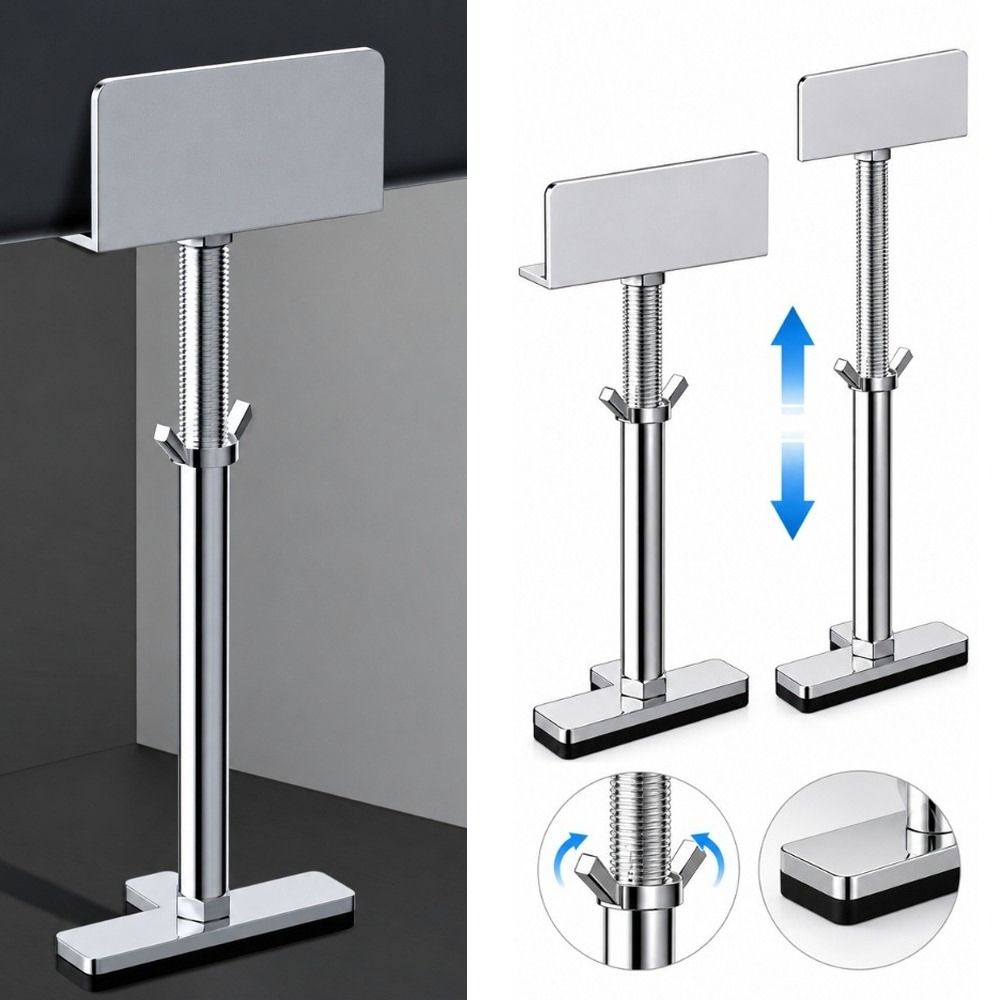 L-Shape Telescopic Table Legs Non-Slip Metal Furniture Support Rod Desk Support Foot Stand Sofas