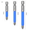 Cross Impact Screwdriver Bits Set Magnetic Batch Heads 25/50/65/70/90/127/150mm