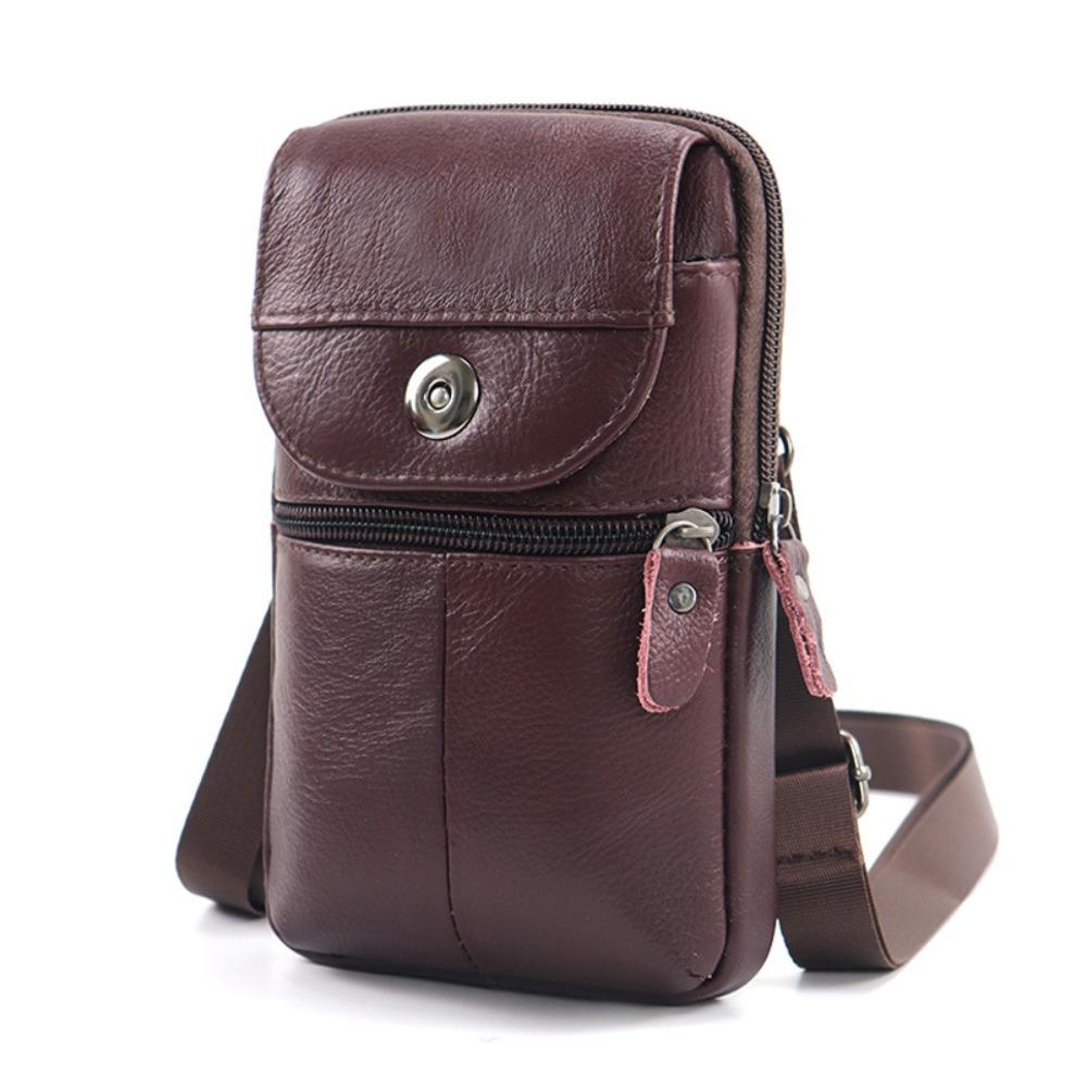 

Держатель для карт Чехол для мобильного телефона Из ПУ кожи Чехол для телефона на ремень Подвесной чехол Сумка на пояс Сумка на пояс Мобильный телефон коричневый/красный