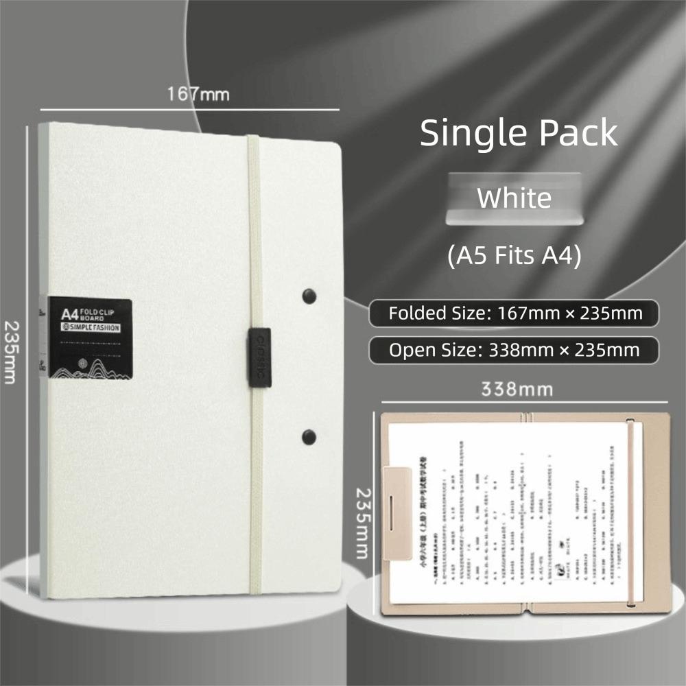 

Новые Портативные Складные Папки A4 на A5 Организаторы Складная Доска Папка Универсальный Инструмент для Хранения Тестовых Листов Школа Офис белый