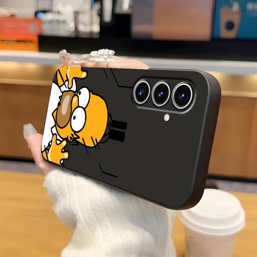 Fun S-simpsons Case for Samsung Galaxy A73 A51 A22 A32 A23 A53 A35 A26 A72 A55 A41 A25 A71 A52 A36 A24 Phone Cover