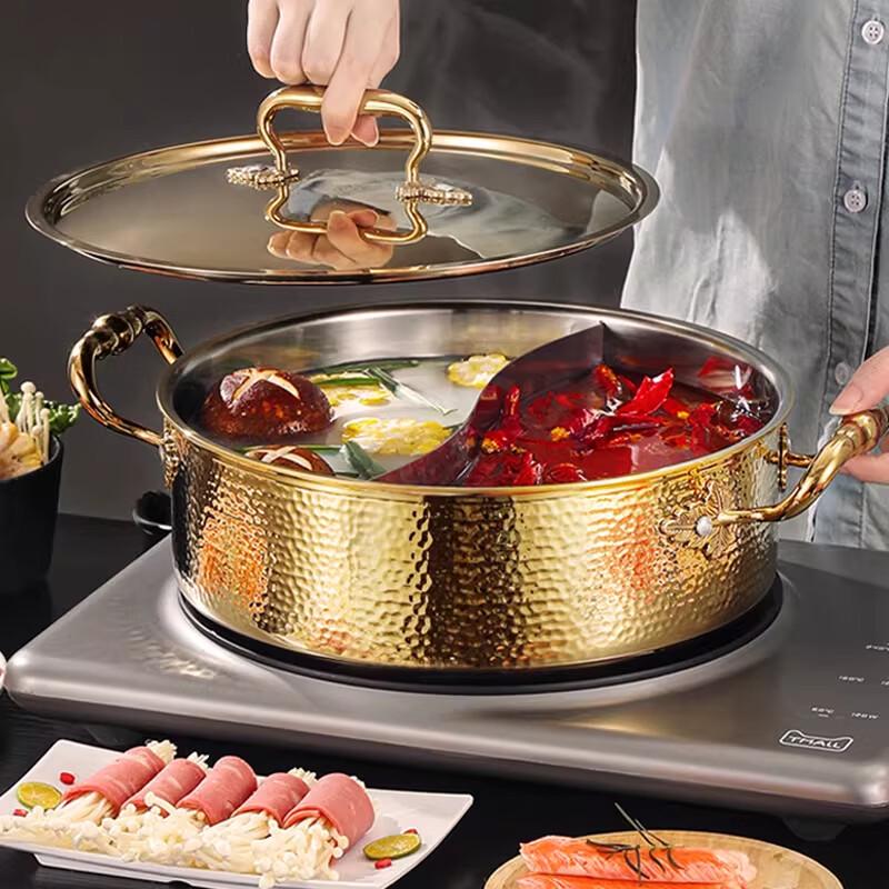 Naijiang Stainless Steel European Hammered Hot Pot