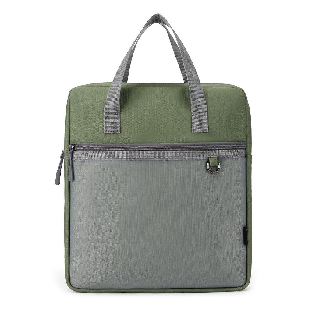 Middle School Student Zipper File Organizer - Large Capacity Bag for Books and Subject Sorting