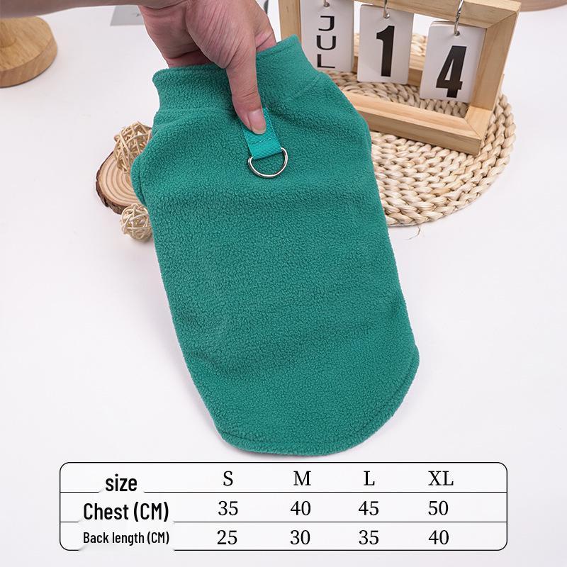 

Нова європейська та американська толстовка для собак: Затишний осінньо-зимовий флісовий светр на повідку Large