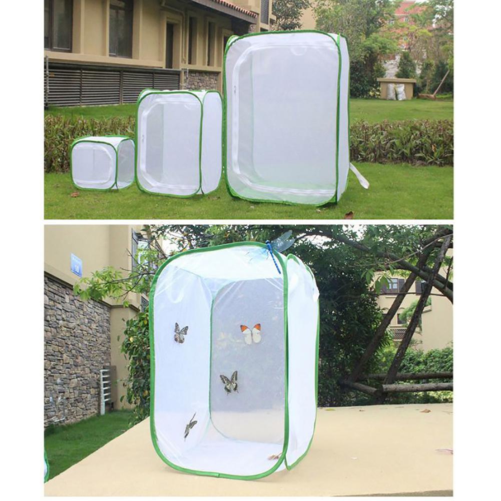 Portable Insect Butterfly Habitat Cage Insect Housing Enclosure Breeding Cage