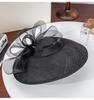 2026 Spring/Summer Wide Brim Retro Bowknot Hat for Women: French Socialite Style