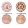FLOWER KNOWS THE SWEETIE BEAR 4-Farben Concealer Aufhellungs-Palette Dunkle Augenringe Abdecken Volle Deckkraft Konturierung Foundation