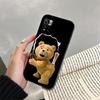 Funny Fashion Cartoon Sports Bear Phone Case For Xiaomi Redmi Note 13 12 Pro 11S 11 10 Pro 10S 12S Redmi 10 9C 13C