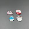 Cartoon Drip Oil Metal Brooch - Milk Carton & Coffee Cup Design for Clothing, Shoes, Bags