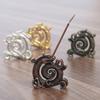 1Pcs Lucky Feng Shui Copper Chinese Dragon Creative Retro Incense Holder Household Indoor Line Incense Burner Home Decor Craft