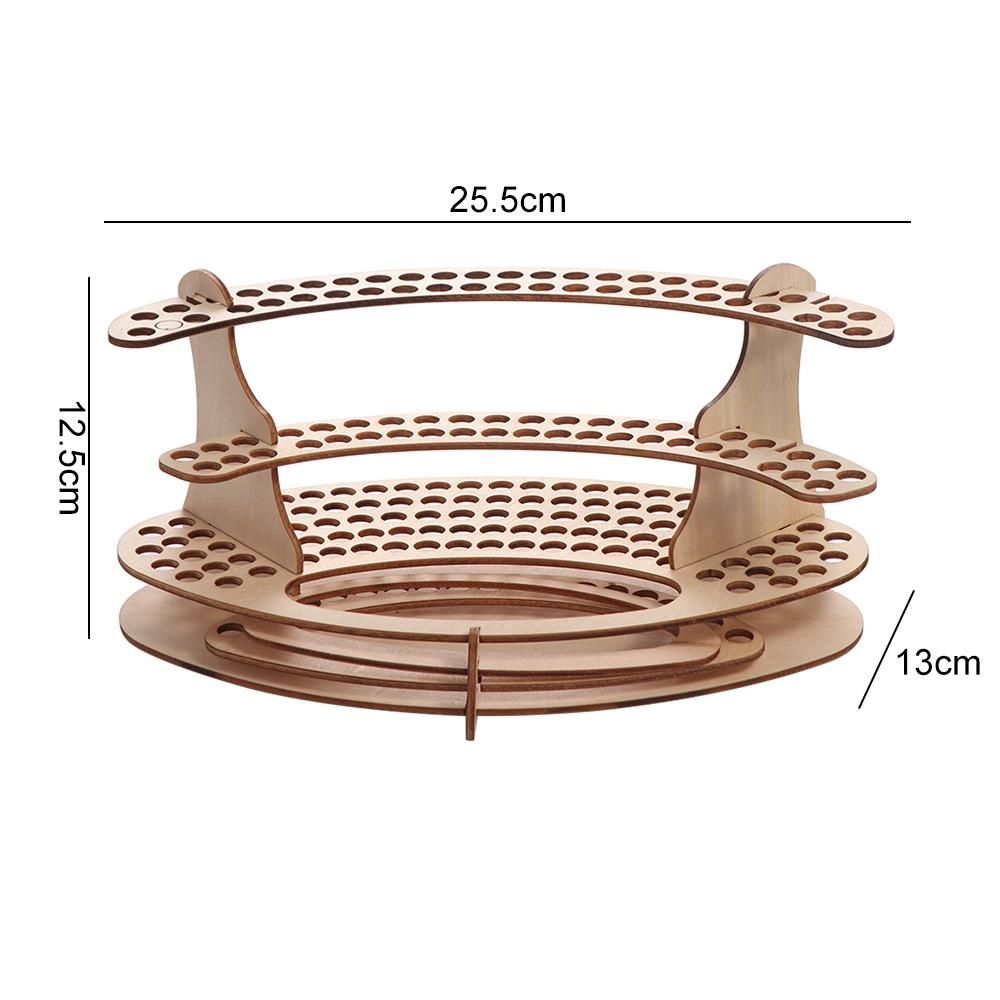 Minimalism Paint Brush Holder Wooden Paint Brush Organizer Nordic Pen Pencil Holding Rack Artist