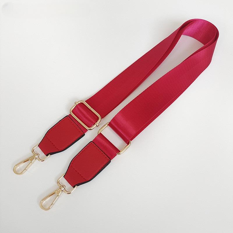 New Nylon Color Braided Adjustable Long Strap Women's Bag Replacement Strap One Shoulder Oblique Span Bag Strap Accessories