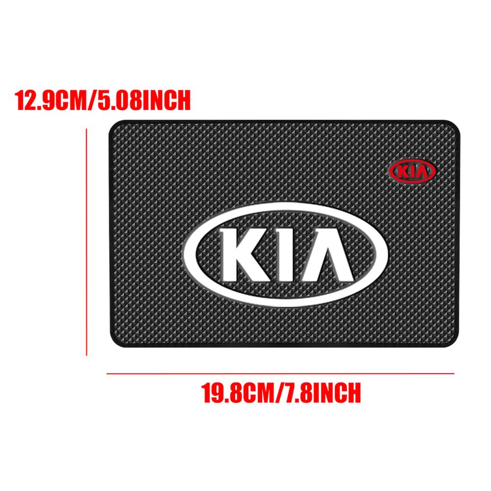 2026 Hot Car Sticker Car Dashboard PVC Decoration Phone Non-Slip Silicone Mat Accessories For KIA KN Ceed Sportage Cerato Soul S