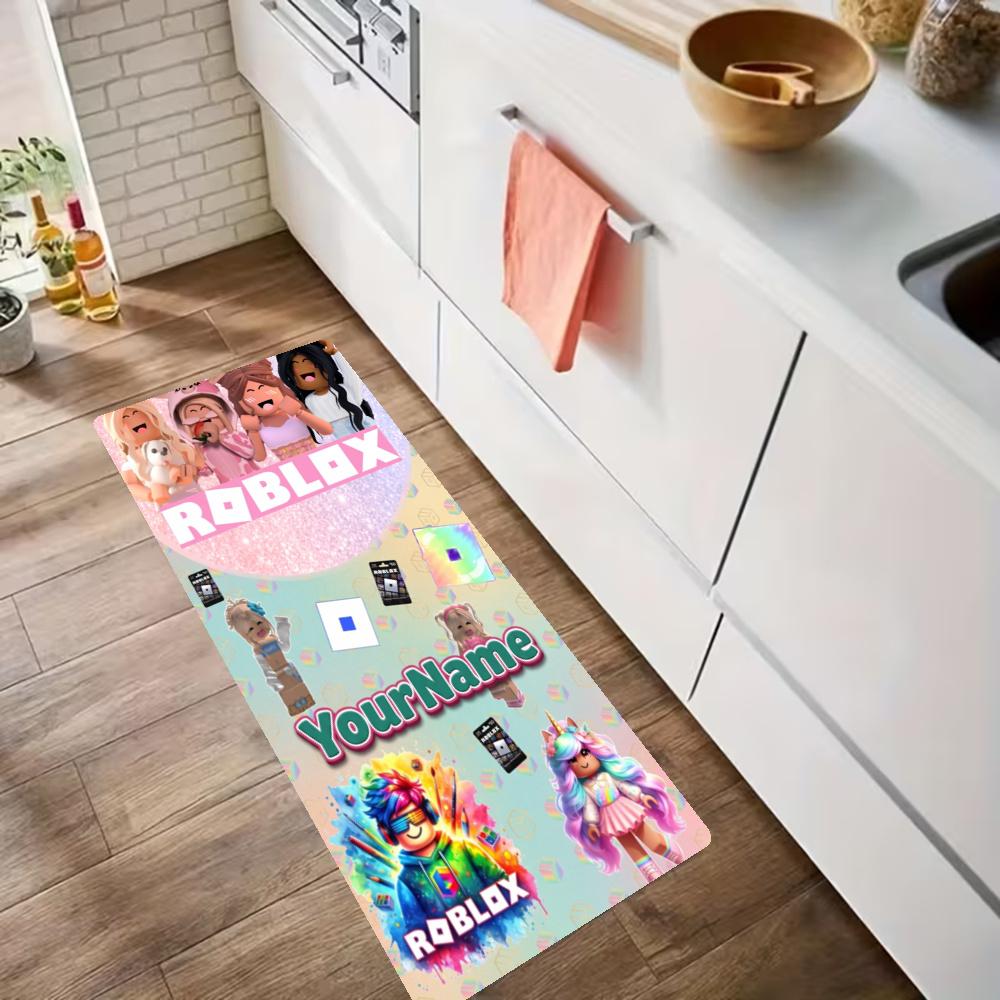 Roblox Customize Your Name Kitchen Rug Runner Rug Laundry Mat Hallway Entryway The Best Gift Choice