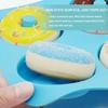 6 Löcher Silikon-Donutformen Antihaft-Silikon-Donut-Backform-Set, Leicht zu entformen Hitzebeständig und Spülmaschinenfest.