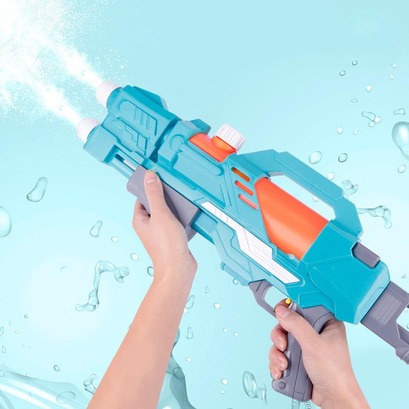 Child Toy Summer Beach Game Outdoor Plastic Realistic Squirt Double Sprinkler Water Guns Toys Kids