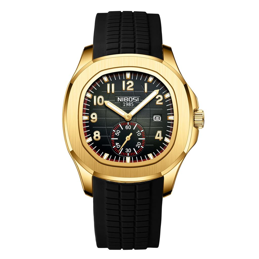 Luxury Men Watch Business Waterproof Male Clock Luminous Date Stainless Steel Square Quartz Man Watches
