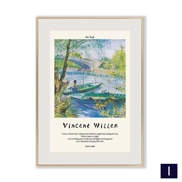 

Винтажный художественный принт Нидерланды Природа Пейзаж Цветущий постер Импрессионист Цветы Печать Декор для гостиной Подарок Без рамки 21*30cm No Frame