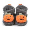 New Autumn/Winter Pumpkin Baby Toddler Shoes - Soft, Warm Cotton with Soft Sole (Model M2043) - Perfect for Halloween!