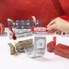 4PCS Christmas Money Box for Cash Gift Pull,DIY Candy Christmas Money Holders for Cash,Funny Surprise Box Money Gift Box with 40 Transparent Bags