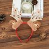 Gold Plush Headband, Holiday Party Hair Accessory for Festive Events and Costume Use