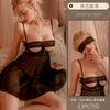 Yiyue's New Sexy Halter Lace Seductive Pajamas and Hot See-through Uniforms Wholesale 8564